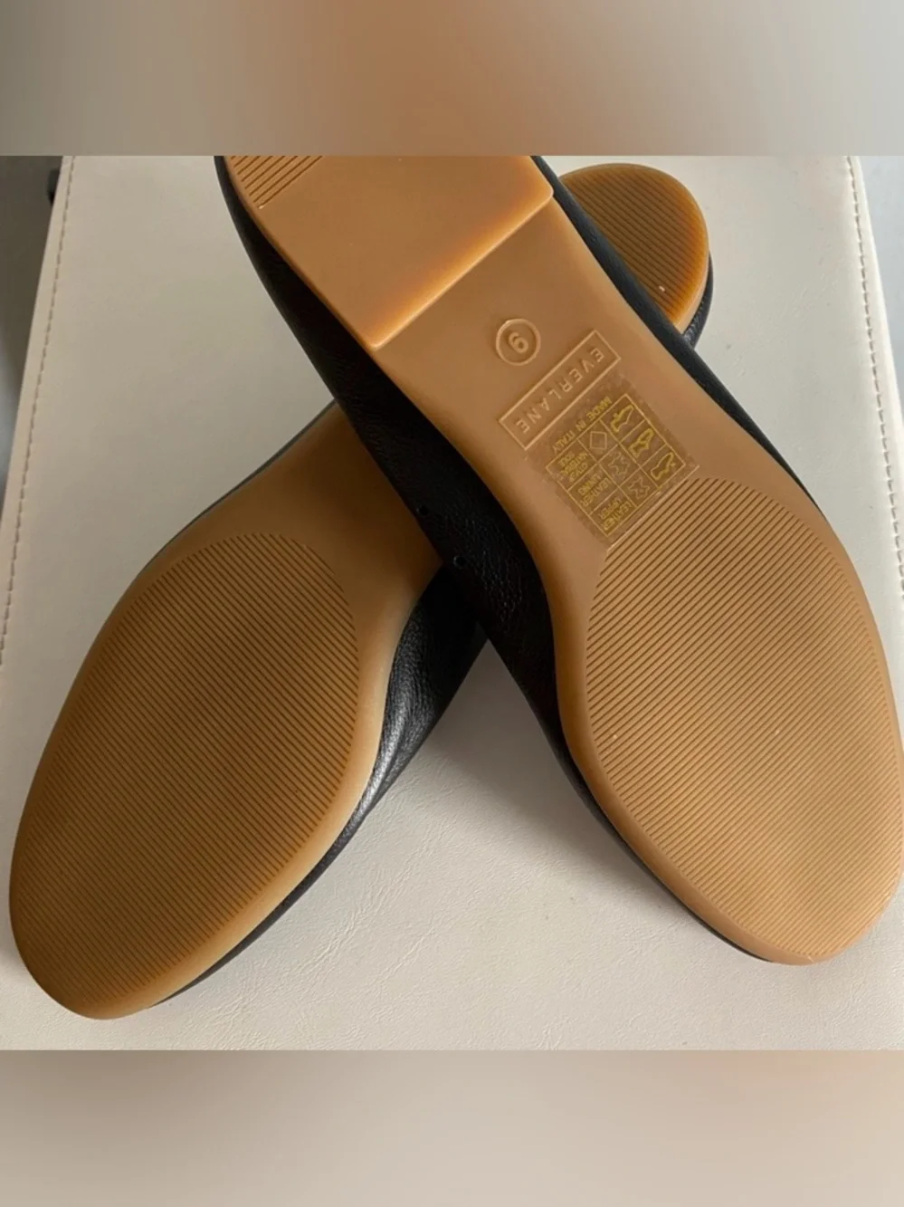 Everlane Black THE DAY GLOVE Flats - Picture 4 of 5